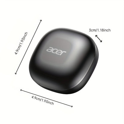 Acer OHR501 Dolby Surround Sound Wireless Earbuds Bluetooth 5.4 Semi-In-Ear TWS Intelligent Noise Cancellation Fingerprint Touch Control Ultra-Low Latency Type-C Fast Charging 8 Colors