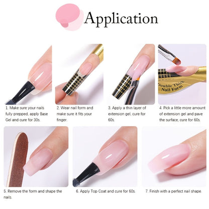 Malt Nude Hard Builder Gel for Nail Extensions and Overlays, 150g Jelly Formula Jar for UV or LED Lamp Curing