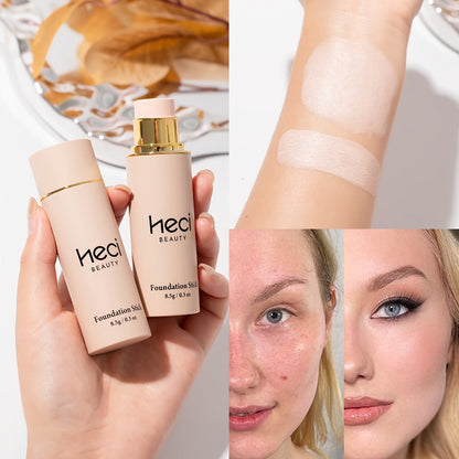 CC Cream Foundation Stick 2-Pack — Full Coverage Concealer, water-resistant extended-wear Natural Matte Finish, Lightweight Moisturizing