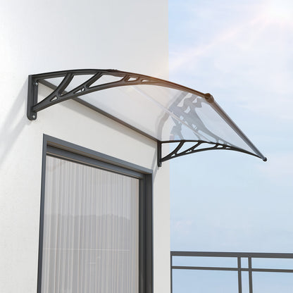 Door Awning Polycarbonate Window Canopy UPF50+ UV Rain Protection