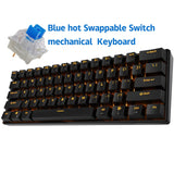 Hot Swappable Cyan shaft Black