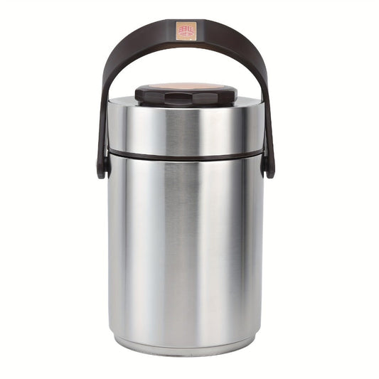 Food Storage Containers 67.63 oz Three-Layer 304 Stainless Steel Insulated Lunch Box with Wide-Mouth Opening