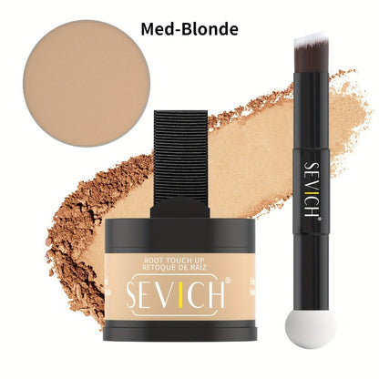 4 g plus 4 g Hair Root Touch-Up Powder Kit with Refill, Brush and Eight Checkout Options for Daily Use