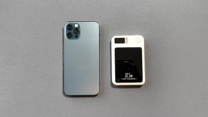 Magnetic Wireless Power Bank with 5000mAh and 10000mAh Labels, Flip Display and Four Color Options