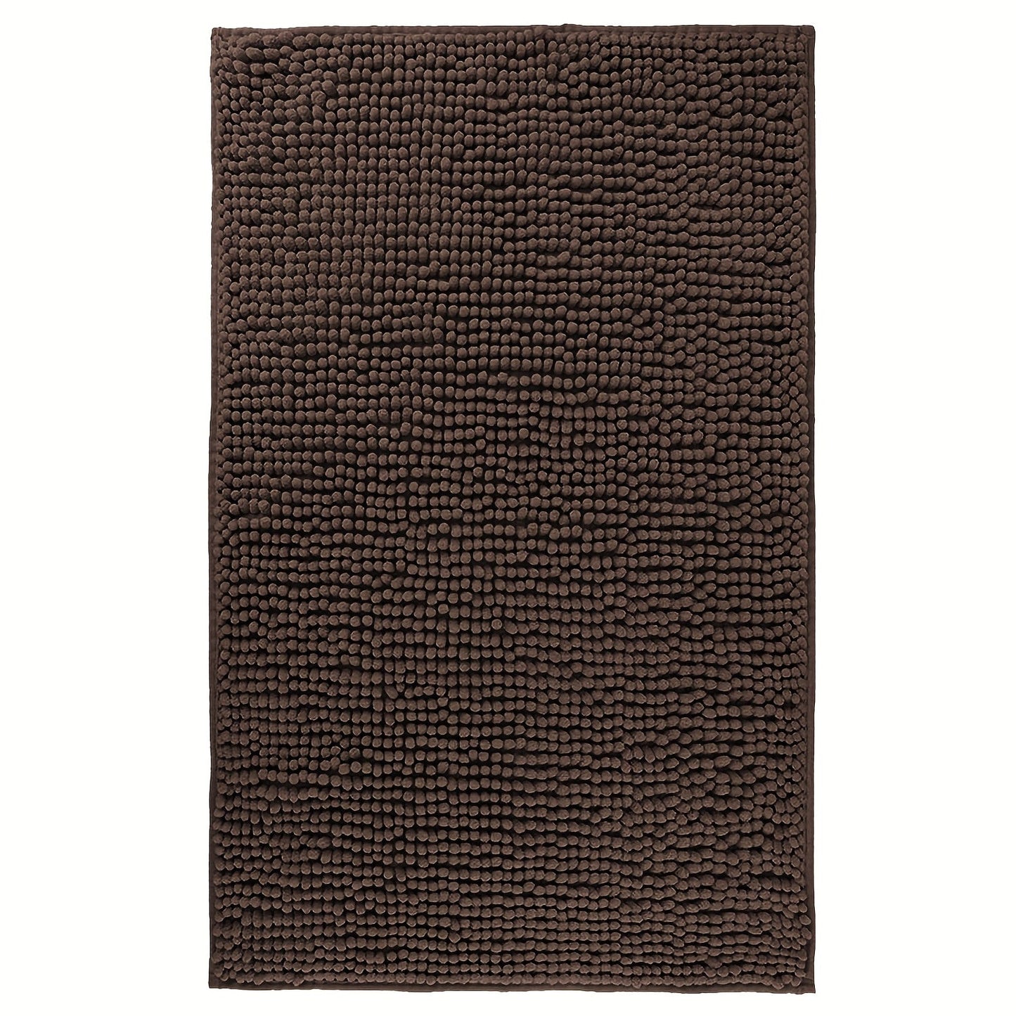 Chenille Bath Rug Extra Thick Soft Absorbent Non-Slip Bathroom Mat Machine Washable, Multiple Sizes & Colors