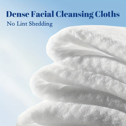Extra Large Disposable Facial Cleansing Tissues 26×30cm – Thickened Ultra-Soft Cotton Wipes for Face Washing & Makeup Removal, Gentle for All Skin Types, 40/120/240 Pcs