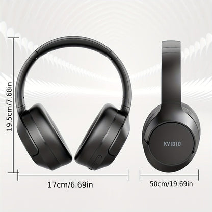 Hybrid ANC Over-Ear Headphones with 40 mm Drivers, 70-Hour Battery, Dual-Device Pairing and Black Finish
