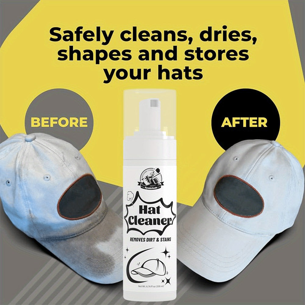 Foaming Hat Cleaning Spray in 200 ml Bottles, Available in One, Two, Three or Five Packs for Routine Hat Care