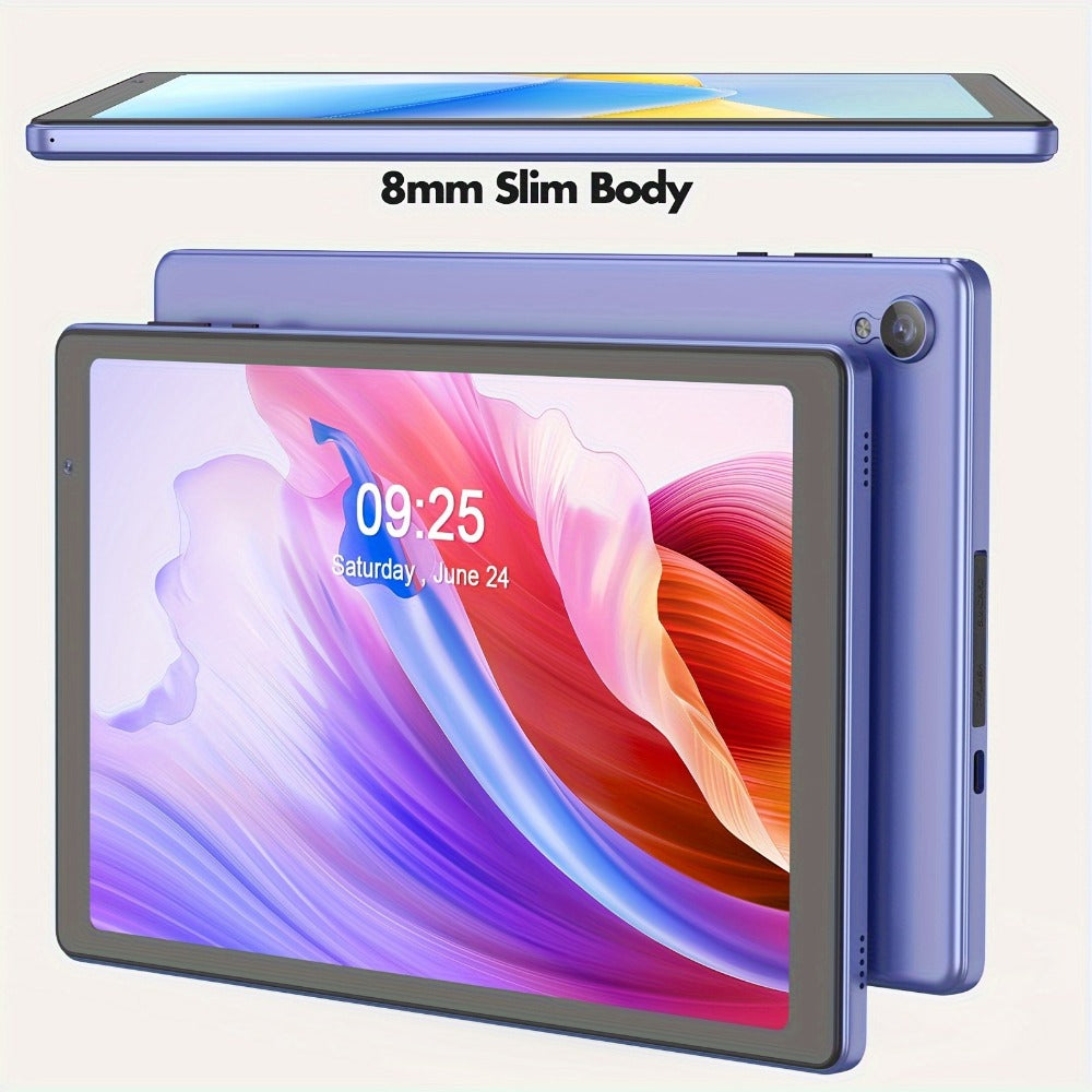 Android Tablet 10.1-Inch with Android 14, 4GB Total Memory, 32GB Internal Storage and 6000mAh Battery