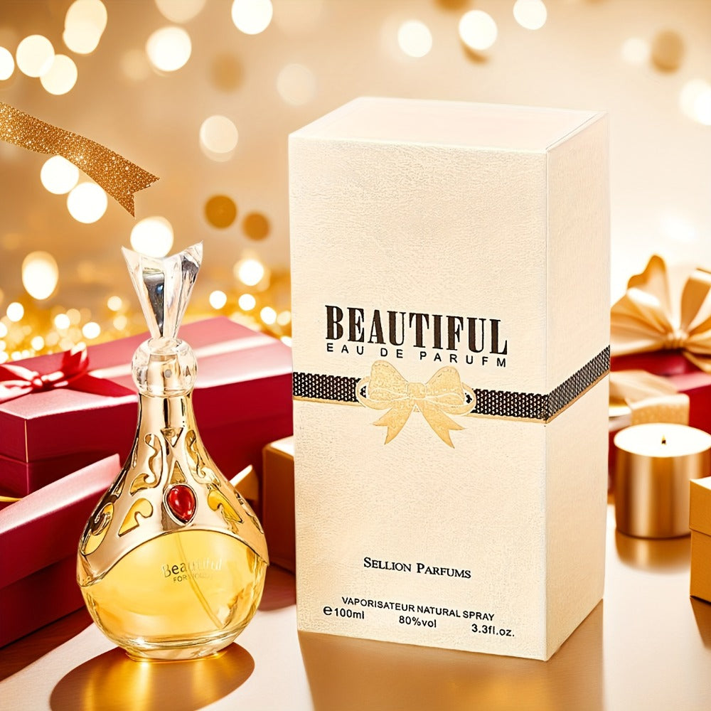 Eau de Parfum Floral Collection for Women 100ml with Talc-Free Formula & 3 Bottle Styles for Daily Wear