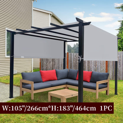 Pergola Replacement Canopy Panel in Eight Colors and Three Lengths for 24 Checkout Options