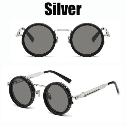 Sunglasses for Men - Steampunk Rotating Lens Glasses - Adjustable ND Mechanical Style Frame for - product detail view 21