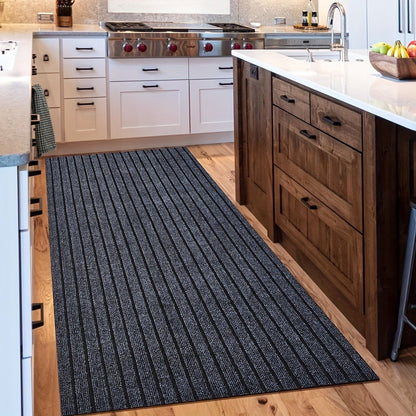 Runner Carpet with Rubber Backing - Non-Slip 1800G/sqm Heavy Duty Washable Indoor Outdoor Rug | Hallway, Entryway, Laundry Room & Balcony Runner Mat | Multiple Sizes & Colors