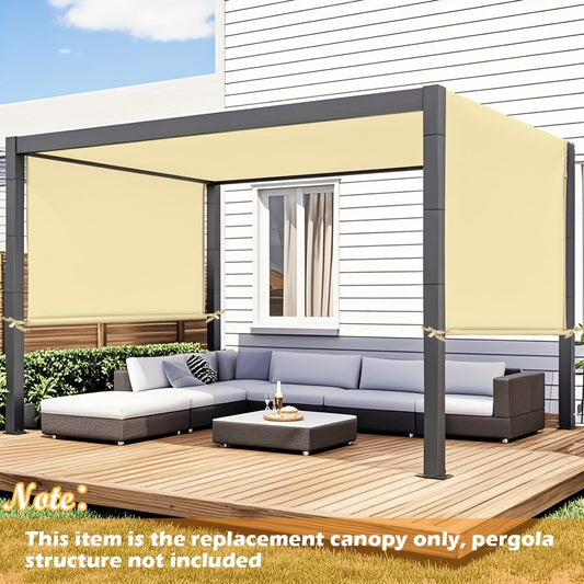 Pergola Canopy Replacement Retractable UV Block | Patio Shade Cover