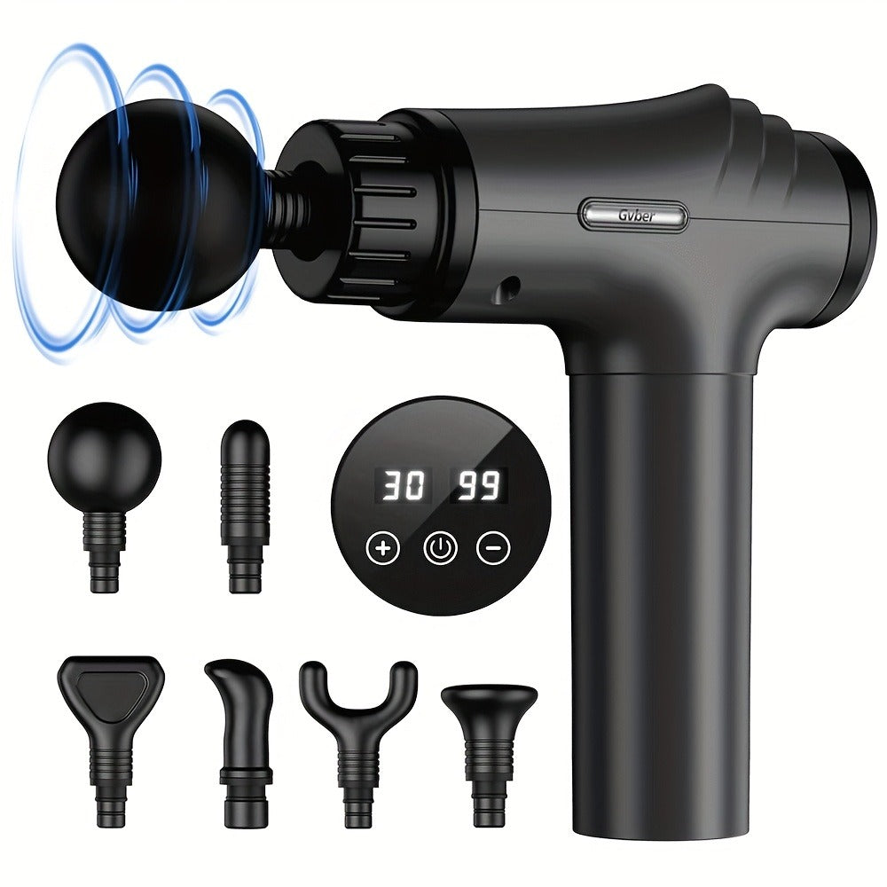 Handheld Massage Gun Collection with X6, M68-7 and X7 Model Labels in Black or Grey Finishes
