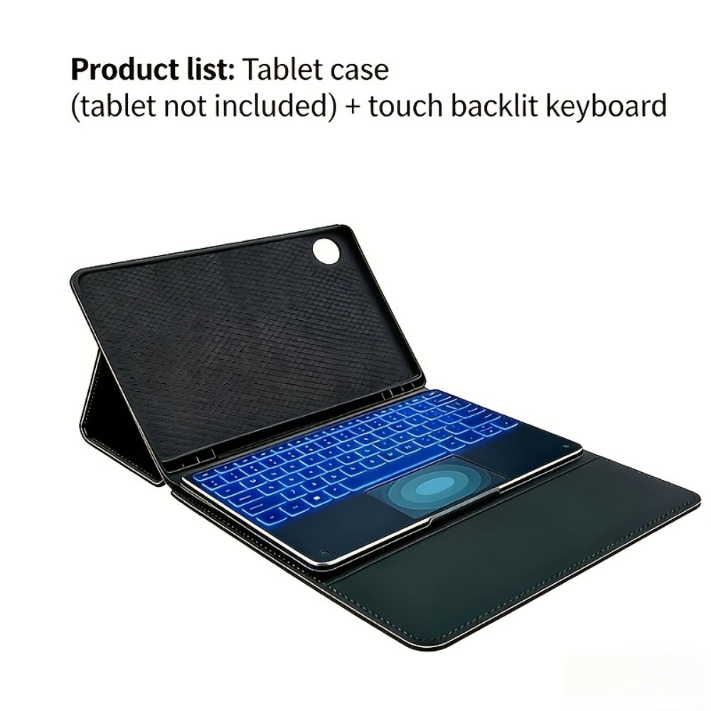 Samsung Galaxy Tab A9 Plus 11 Inch Keyboard Case with Detachable USB-C Keyboard Magnetic Cover Pen Slot for SM-X210 X215 X216 X218 – Protective Tablet Case with Keyboard for Galaxy Tab A9+
