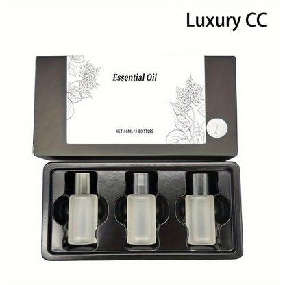 Waterless Car Air Freshener Diffuser Vent Clip USB Charging – 3 Intensity Levels, Lasts 45 Days, 3 or 6 Perfume Bottles, Portable Scent Diffuser for Car Home Office, Blue Red Grey Cologne Luxury CC