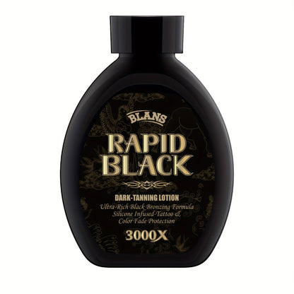 Black Flip-Cap Self-Tanning Lotion 200ml with Coconut and Glycerin Labeling for Body Application