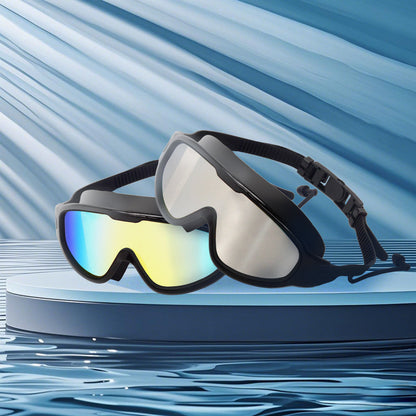 Anti-Fog Swim Goggles 2-Pack – Leak-Proof, UV Protection, Adjustable Fit for Adults, Youth, Men & Women | Pool & Beach Goggles