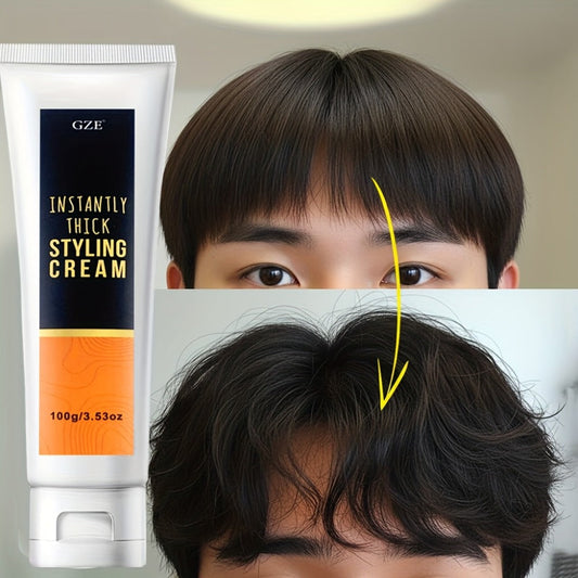 Volumizing Texturizing Hair Cream for Women Men 100g - Instant Volume Boost Adds Body & Definition Lightweight Non-Greasy Formula for Fine Flat Limp All Hair Types Natural Finish