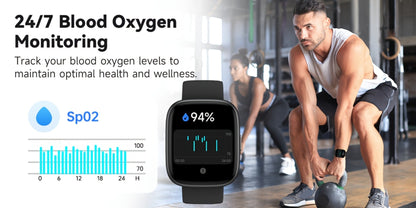 Smartwatch – Alexa Built-in Waterproof 1.83" HD – Wireless Calling, 100+ Sport Modes, Heart Rate SpO2 Sleep Tracker, Optional Woven…