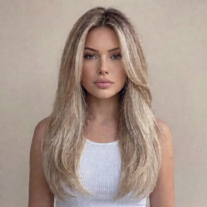 Synthetic Wig Long Heat-Resistant Style, Six Color Choices with 24-Inch Retained Length for Parties