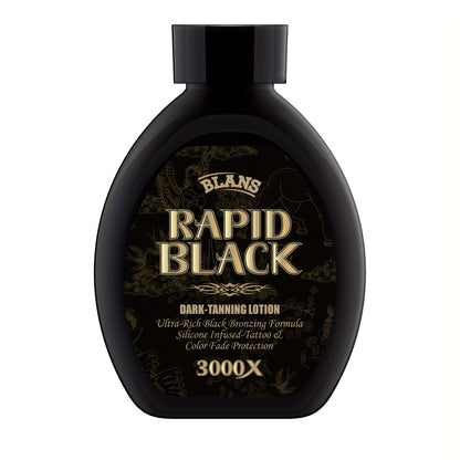 Black Flip-Cap Self-Tanning Lotion 200ml with Coconut and Glycerin Labeling for Body Application