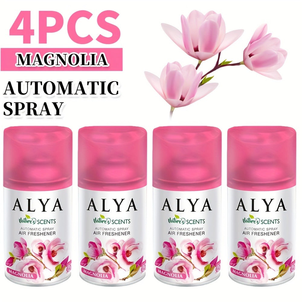 Spray Air Freshener Refill 8.45oz 1pc or 4pcs - 6 Scents Lavender Vanilla Cool Linen Ocean Mixed Berries Magnolia