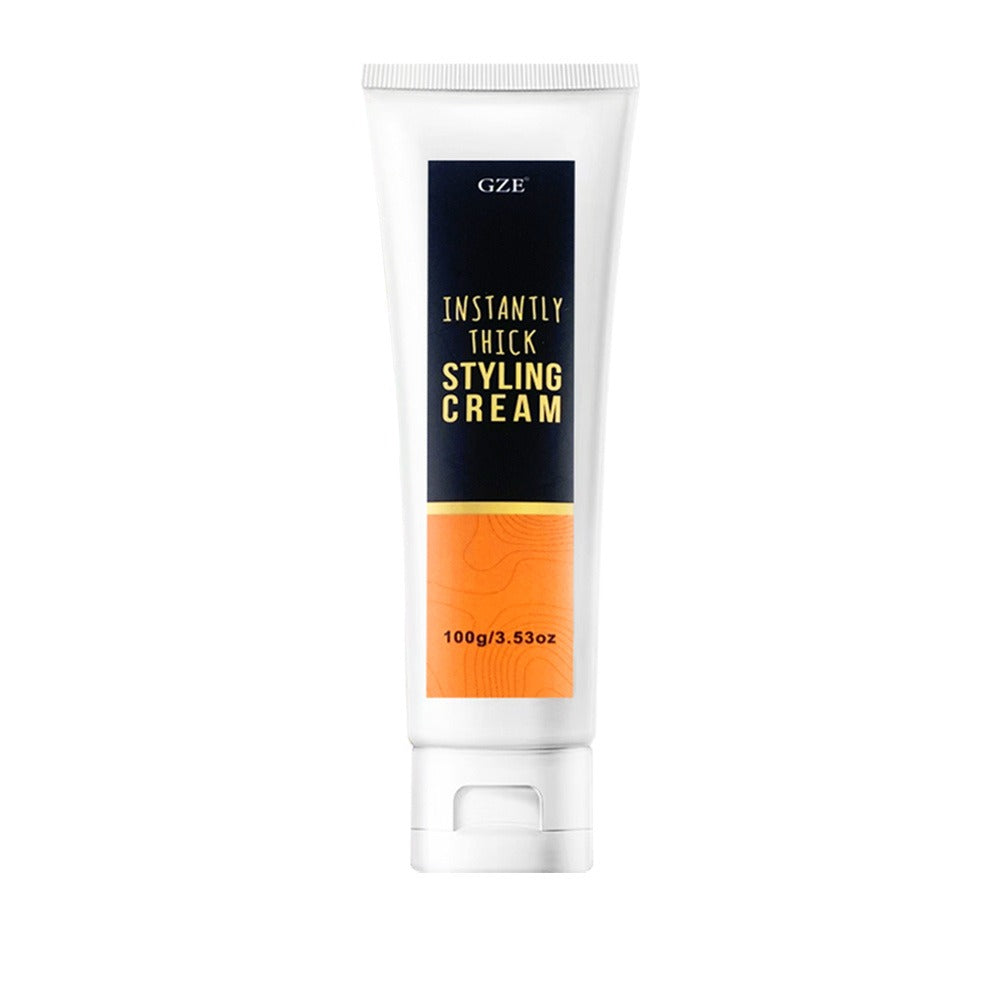 GIZE 100g Hair Styling Cream in Black-and-White Squeeze Tube for Hair Texture Styling Application