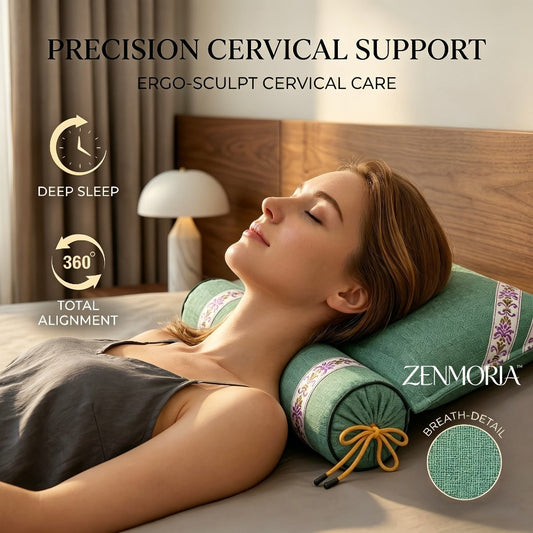 Detachable 2-in-1 Buckwheat Pillow – Ergonomic Support & Adjustable Comfort for Better Sleep