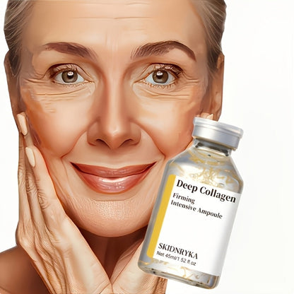 Face Serum SKINDRYKA Collagen, Hyaluronic Acid and Niacinamide in a 1.52oz Glass Dropper Bottle