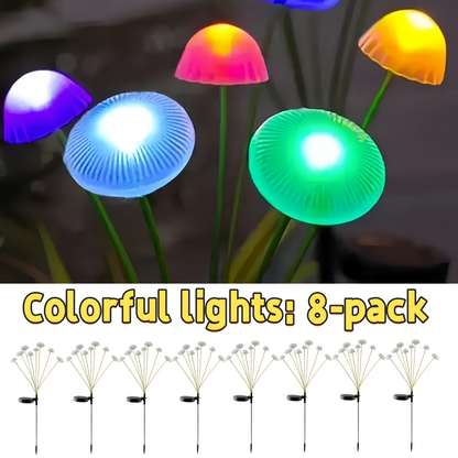 Solar Garden Path Lights IP65 Waterproof Outdoor Stake Lights 32/64 LED Warm White for Lawn Yard Walkway Wedding Christmas Halloween Decoration