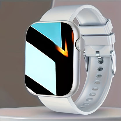 Smart Watch 1.83-Inch Edge-to-Edge Touch Display with Custom Faces, Calling and Black or Pink Bands