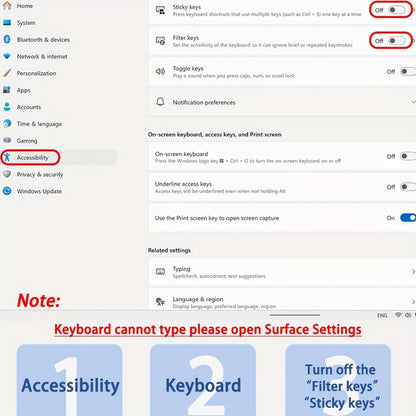 Surface Pro Keyboard with 7-Color Backlit Touchpad Ultra-Slim Bluetooth Wireless 15M Rechargeable 750mAh Type Cover for Microsoft Surface Pro 11 10 9 8 X 13 Inch & Surface Pro 7 Plus 7 6 5 4 3 12.3 Inch