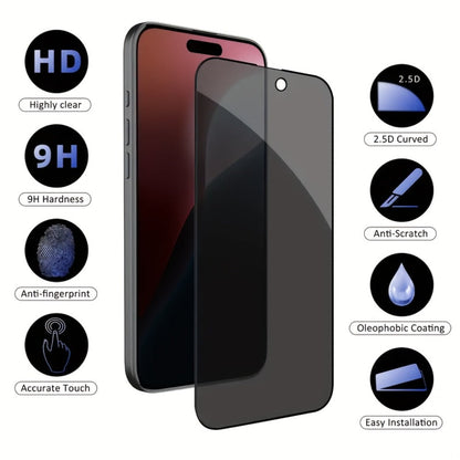 Screen Protector, 6-Piece iPhone X Privacy Glass Set with Three Screen Films and Three Camera Lens Covers