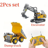2-in-1 (Excavator + Dump Truck