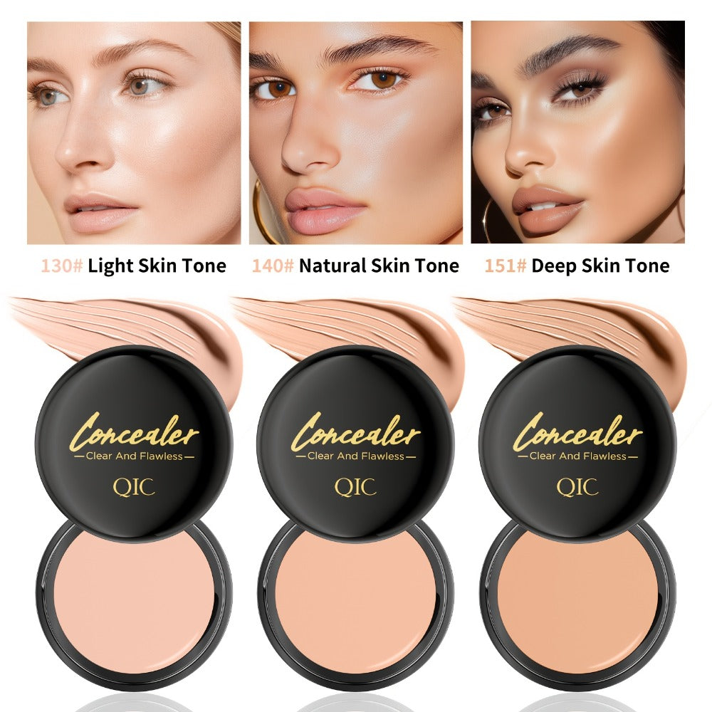 Two-Piece Concealer Cream Set with Matte Finish and Buildable Coverage for Spots and Everyday Face Makeup
