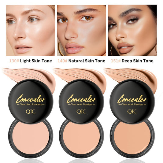 Concealer Cream Set 2pcs Full Coverage — Waterproof Matte Finish, Plant-Based Squalane, Buildable Coverage for Dark Spots, Blemishes & Hyperpigmentation, All Skin Tones Light to Dark