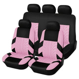 Embossed Black with Pink