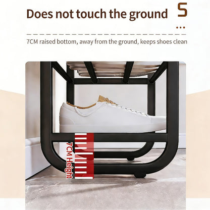 Shoe Storage Organizer 5-Layer Narrow White Rack for Entryway, Closet, Living Room and Door Areas