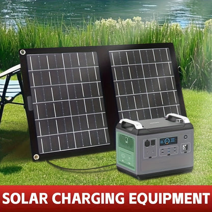 Solar Panel Charger | Foldable Portable Camping RV Power Station Laptop