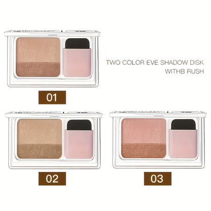 Dual-Color Eyeshadow Palette Set 3-Pack Matte Satin & Shimmer — 5-8 Shades Each Waterproof Long-Lasting Blendable Eye Makeup with Applicator Brush for Women Beginners & Gifting