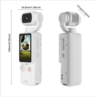 4K UHD Vlogging Action Camera 180° Rotating Lens Anti-Shake 1.9" Screen 2000mAh Battery – Lightweight Travel Cam with Image Stabilization for Vlogging, Hiking & Outdoor Sports | Gift for Teens & Adults
