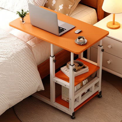 Overbed Table with Casters Adjustable Height – Bedside Nursing Table for Hospital & Home Care, Rolling Laptop Desk for Elderly & Patients, Meal Tray Stand, Multiple Colors