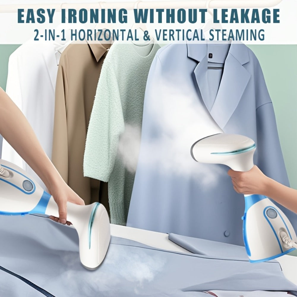 1500W Handheld Garment Steamer with 280ml Tank, 30-Second Heat-Up and One- or Three-Accessory Bundles