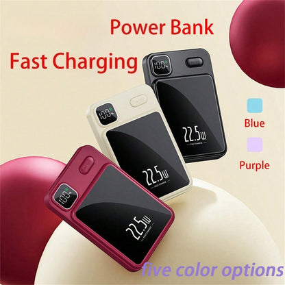 Magnetic Wireless Power Bank 38880mAh 22.5W Fast Charging with Digital Display for iPhone 17 16 15 14 13 12 Pro Max Plus Android – Portable MagSafe-Compatible Outdoor Battery Pack TSA Approved