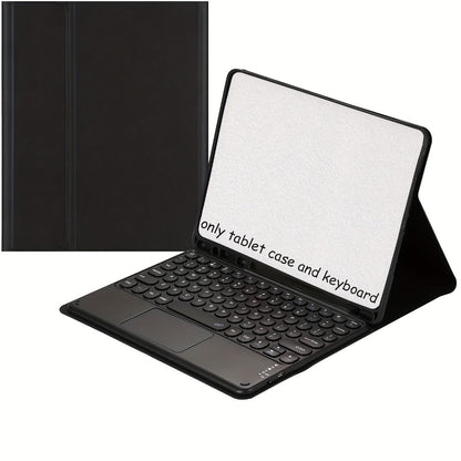 Detachable Touchpad Keyboard Folio for Samsung Galaxy Tab S9 FE/S9/S8/S7 or A9+ in Four Color Mappings