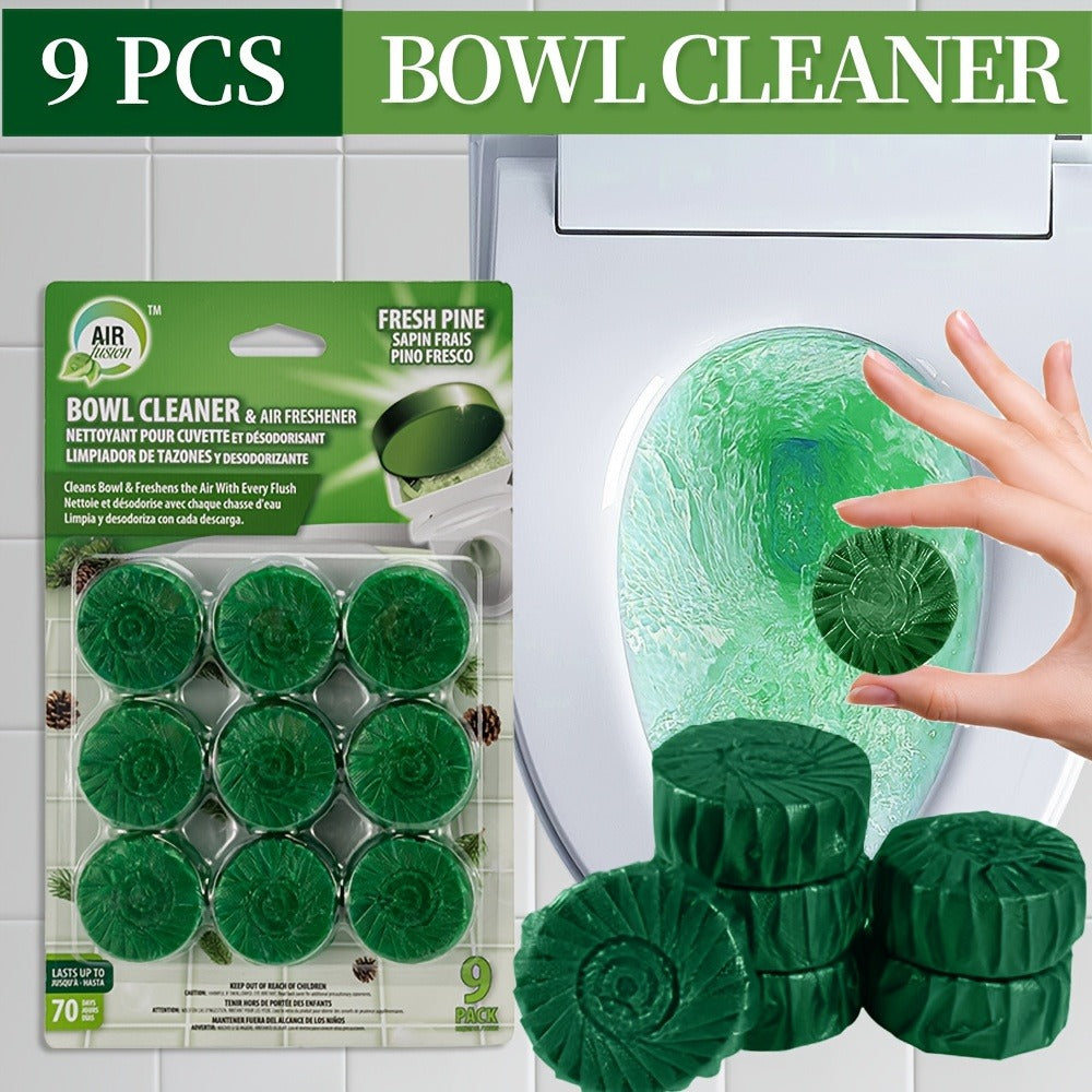 Mesh-Wrapped Toilet Bowl Cleaner Tablets in Fresh Linen, Lavender, Pine or Mixed 9- and 36-Pack Options