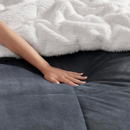 Moire Pattern Flannel Blanket – 200-250gsm Thick Plush Reversible Throw for Sofa & Bed, Soft Cozy Microfiber, 5 Colors, 4 Sizes