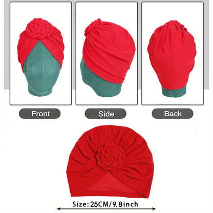Five-Piece Braided Turban Headband Assortment in the Protected Mixed-Color Checkout Set for Styling